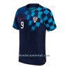 Camiseta de fútbol Croacia KRAMARIC 9 Segunda Equipación Mundial 2022 - Hombre